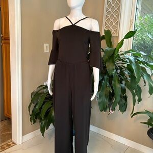 New VENUS Black Off-Shoulder Jumpsuit